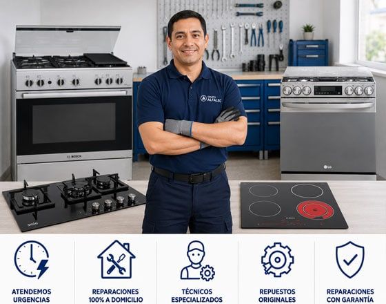 Servicio técnico de cocinas a domicilio en Lima