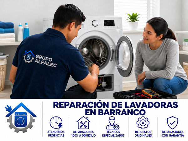 Reparación de lavadoras en Barranco