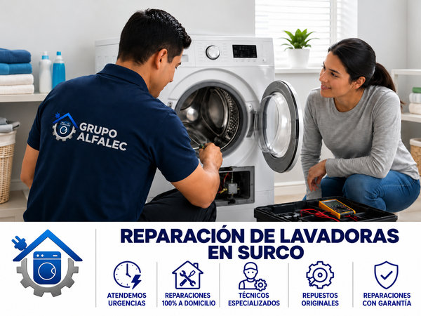 Reparación de lavadoras en Surco